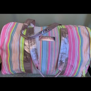 Victoria Secret Bright Stripe Weekend Bag